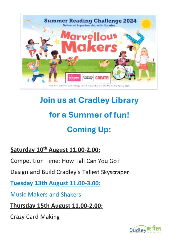 Cradley Library - Crazy Card Making